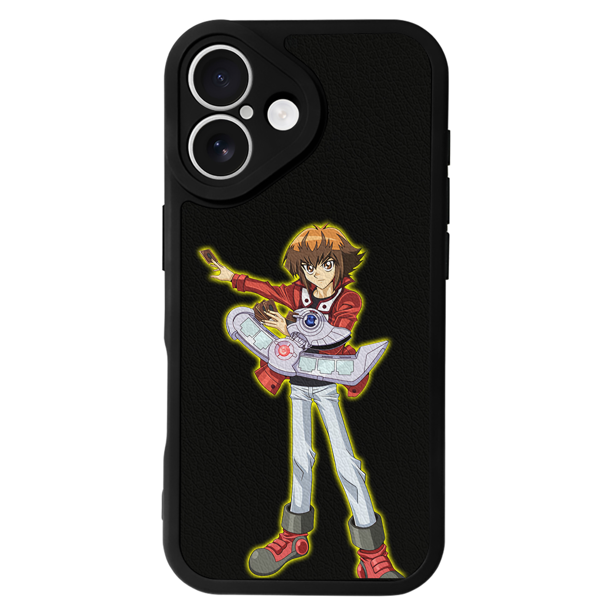 遊☆戯☆王 Yu-Gi-Oh! 【iPhone 16シリーズ対応】シリコンスマホケース（レザー調） 材質：シリコン